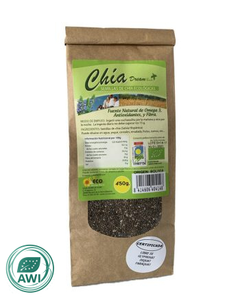 Semillas de chia bio 400 g Dream Foods