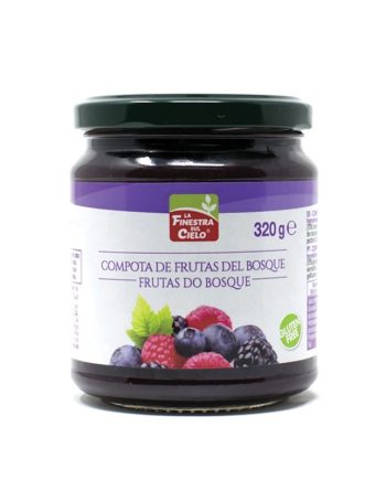 Compota de frutas del bosque bio 320g La Finestra