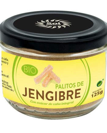 Palitos de jengibre bio 125g Sol Natural