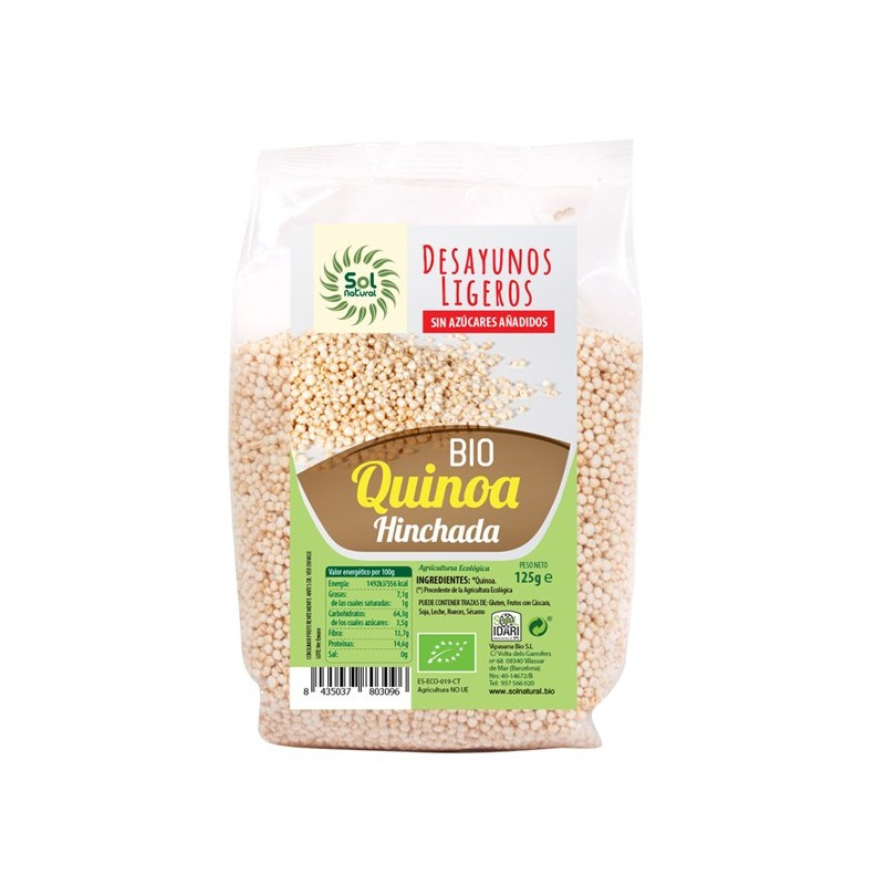 Quinoa hinchada bio 125 g Sol Natural