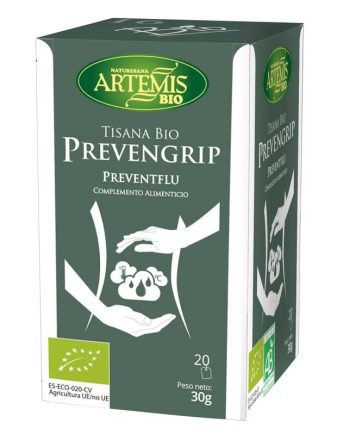 Tisana Prevengrip-T bio 20 filtros Artemis