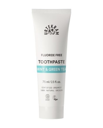 Dentifrico de menta y te verde bio 75ml Urtekram