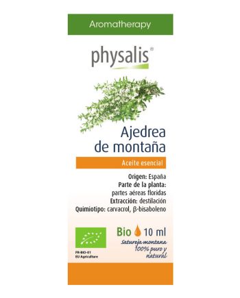 Aceite esencial de ajedrea bio 10 ml Physalis