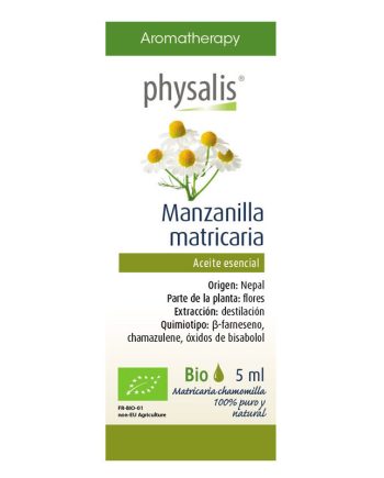 Aceite esencial de manzanilla matricaria bio 5 ml Physalis