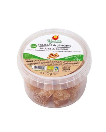 Delicias de jengibre bio 150g Vegetalia