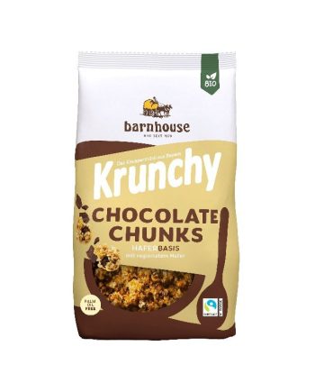 Muesli Krunchy chocolate chunks bio 500g Barnhouse