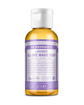 Jabon liquido lavanda bio 60ml Dr. Bronner's