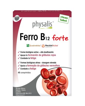 Ferro B12 forte 45 comprimidos Physalis