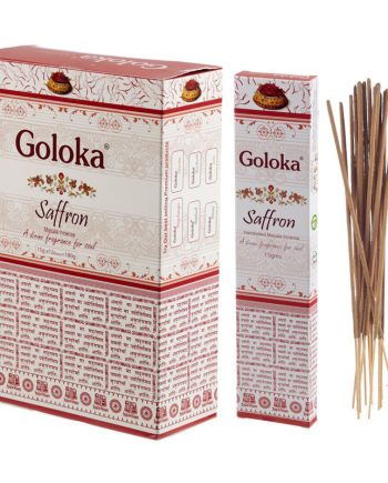 Incienso Goloka Saffron (azafran) 12x15g Nag Champa