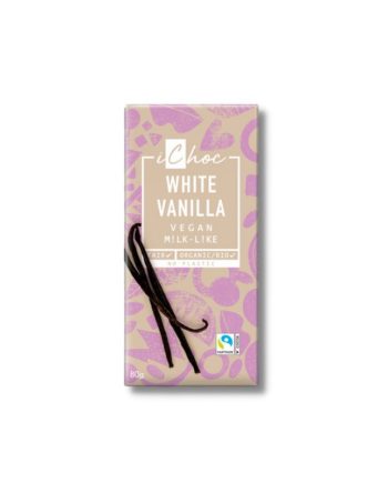 Chocolate blanco vegano con vainilla bio 80g Ichoc