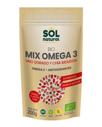 Mix Omega3 Lino y chia molidas Bio 200g Sol Natural