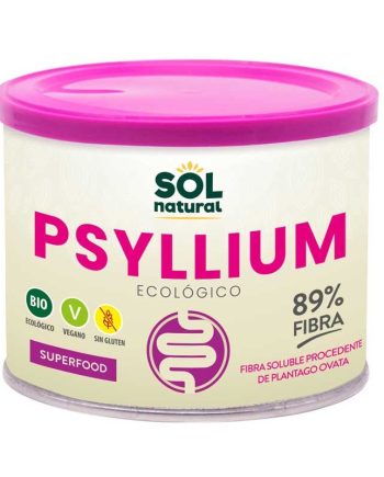 Psyllium en polvo s/gluten Bio 200g Sol Natural