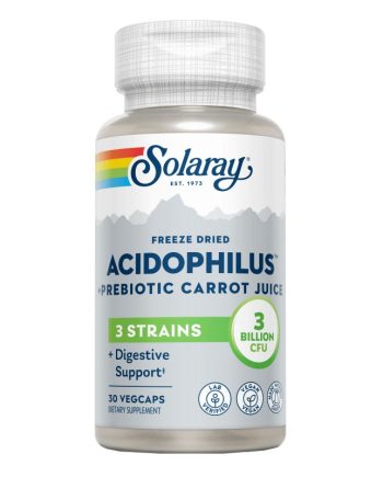 Acidophilus+ Zumo de zanahoria probiotico 30 vcaps Solaray