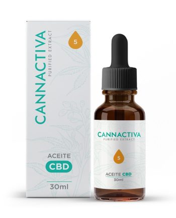 Aceite Purificado CBD Cannabidiol 5% 30ml Cannactiva