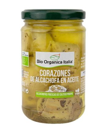 Corazones de alcachofa en aceite Bio 280g Organica Italia