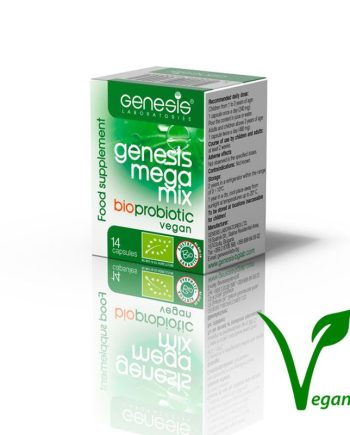 Mega Mix probiótico vegano 14 capsulas Genesis