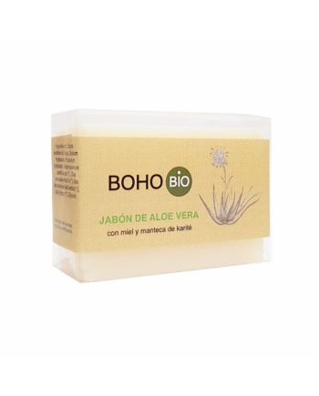 Jabon Aloe vera con miel y manteca de karite Bio 100g BOHO