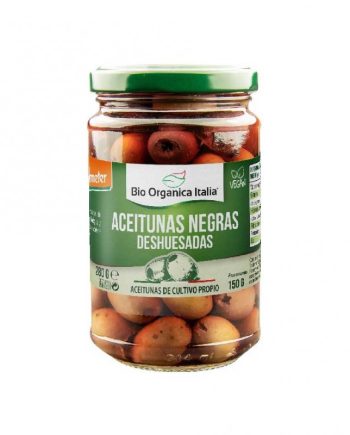Aceitunas negras deshuesadas Bio 280 g Organica Italia