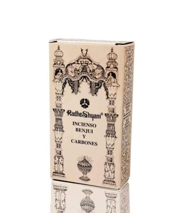 Incienso Benjui 50g y Carbones 10u Radhe Shyam