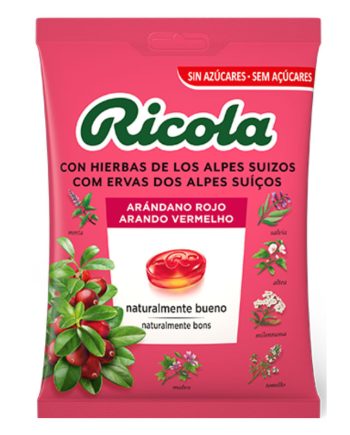 Bolsa de caramelos Arandano 70 g Ricola