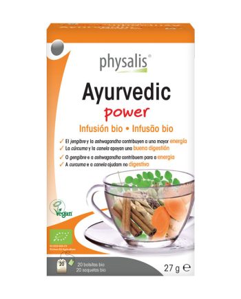 Ayurvedic power infusion Bio 20 filtros Physalis