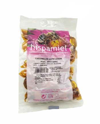 Caramelos Miel y Jengibre 100g Hispamiel