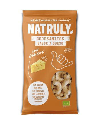 Gusanitos sabor Queso BIO 70g Natruly