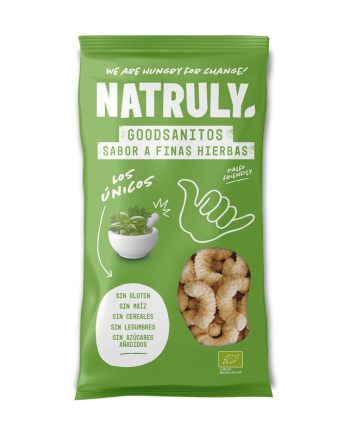 Gusanitos sabor Finas Hierbas BIO 70g Natruly