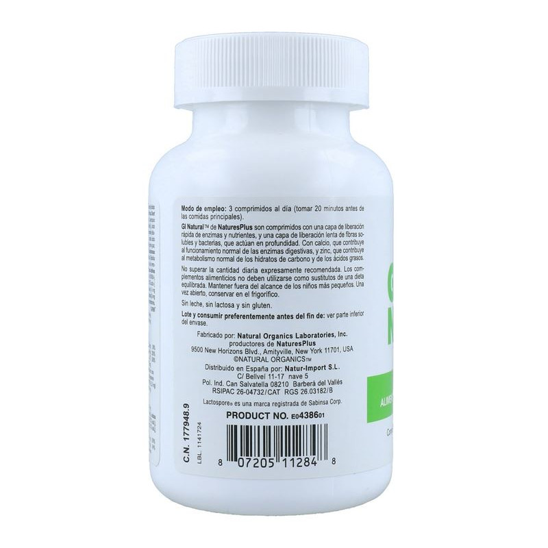 Gi Natural (bienestar digestive total) 90 comprimidos Natures Plus