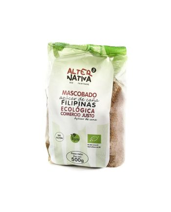 Azucar de caña mascobado de Filipinas bio 500 g Alternativa 3