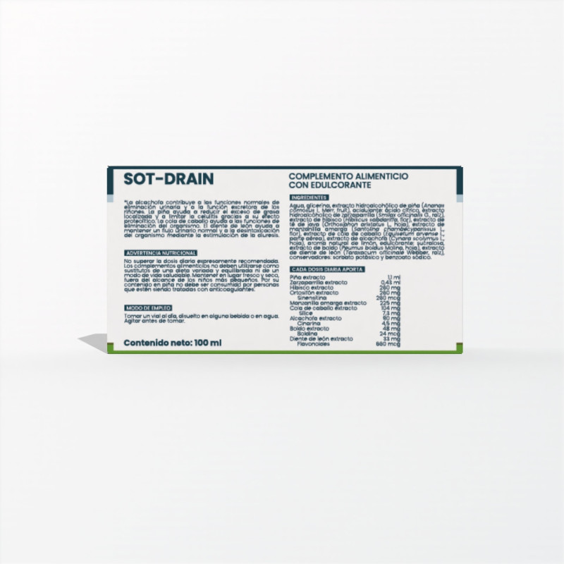 Sot Drain 10ml 10 Viales Sotya