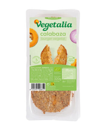 Vegeburguer de seitan y calabaza bio 160g Vegetalia