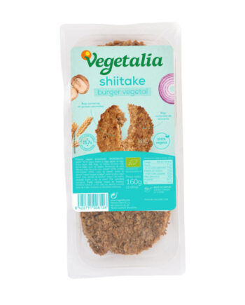 Vegeburguer de seitan y shiitake bio 160g Vegetalia